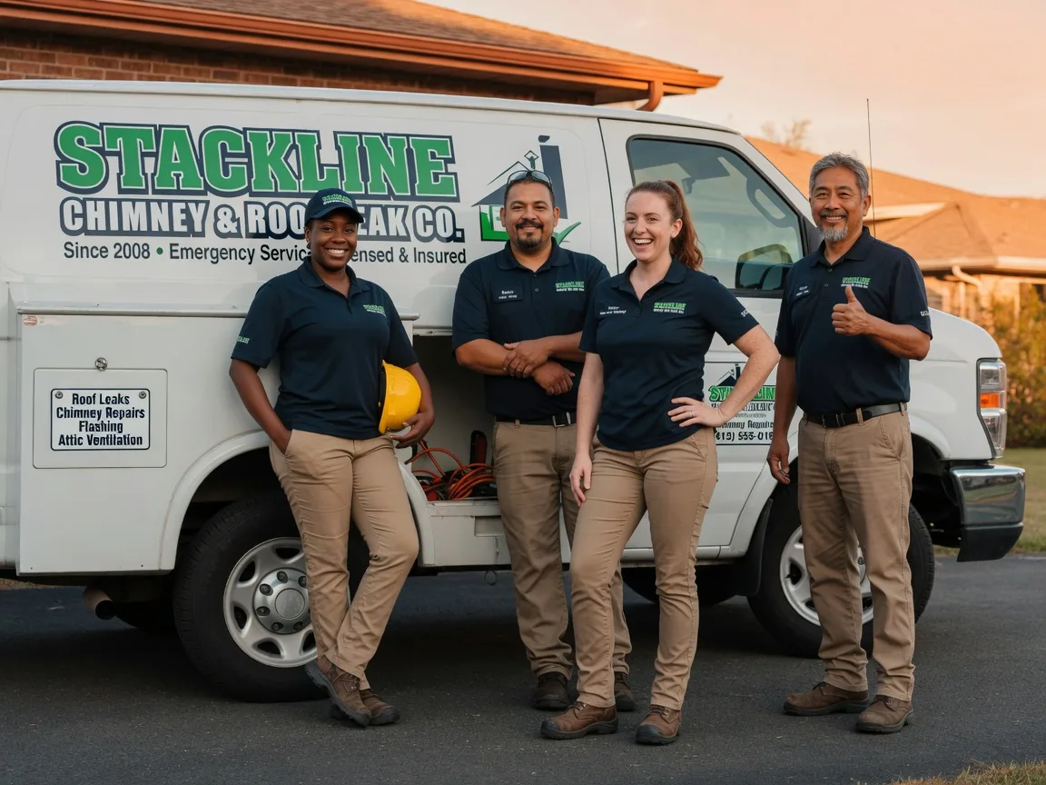 Chimney flashing repair company in Olmitz, KS